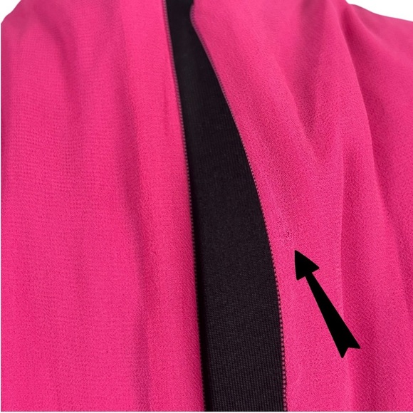LULUS SWEET LIKE YOU HOT PINK RUFFLED SURPLICE CHIFFON MINI DRESS - Picture 16 of 16